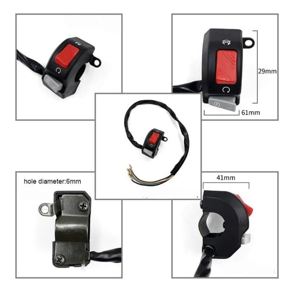 Motorcykelstyre Switch Moto Light Controller Light