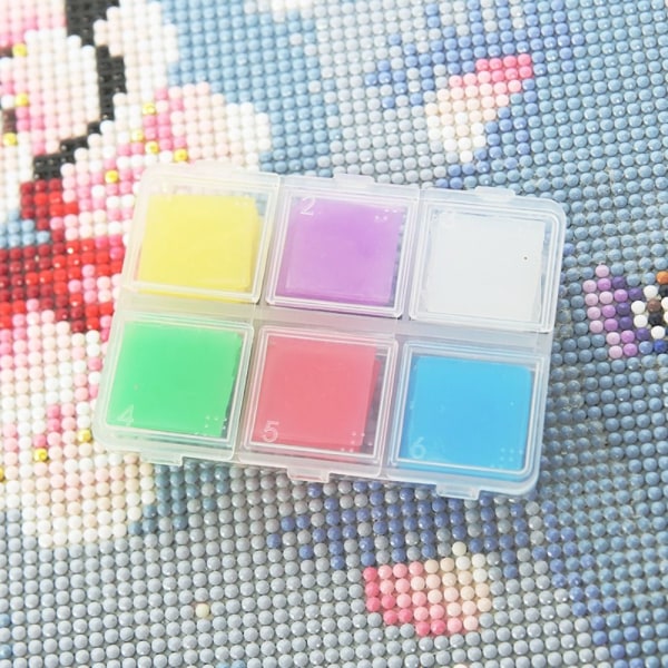 Diamantmaling Lim Clay Borings Multifarvet Multicolor