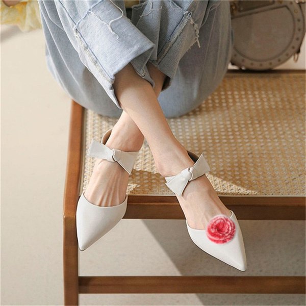 1 pari Shoe Decorations Clip Charm solki PUNAINEN red