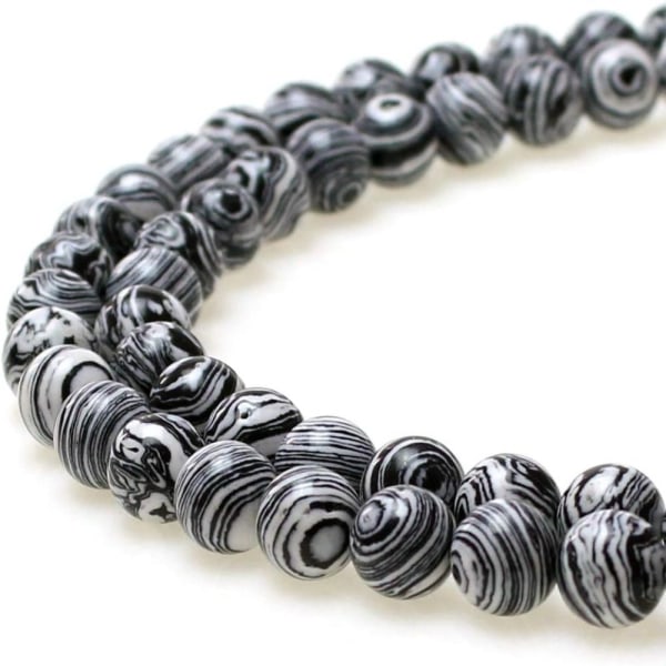 Striated Stone Malachite Beads Synthesis Color