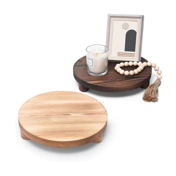 Farmhouse Wood Riser Display Pidestall 2 2 2