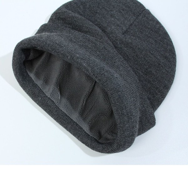 Beanie Hat Cuffed Beanie SORT GRÅ SORT GRÅ Black Gray