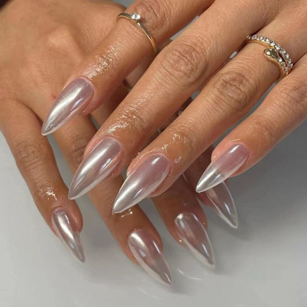 24stk False Nails Long Mandel W328 W328 W328