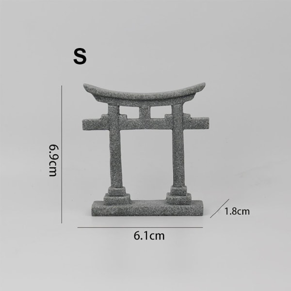 Mini japanilainen Torii Gate Simulation Torii S S S