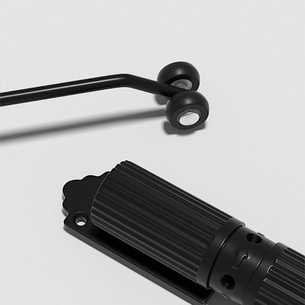 Hjemmedørlukningsenhed Buffer SORT black