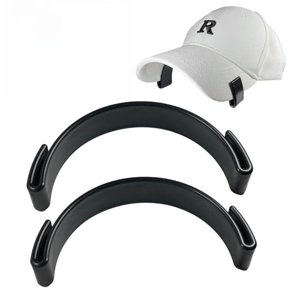 2stk Hat Bill Bender Hat Brim Bender Caps Rack Black 2pcs-2pcs