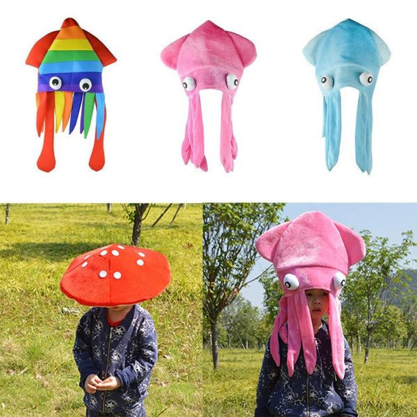 Halloween kostymehatt Halloween morsom lue BLÅ Blue