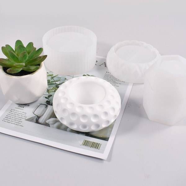 Blomkrukor i harts Molds 1 1 1