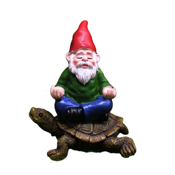 1 Sæt Miniature Gnome Figurer Resin Dværg Statue 2 2 2