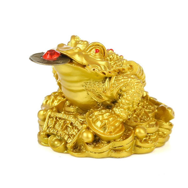 Feng Shui Toad Money GOLD Gold