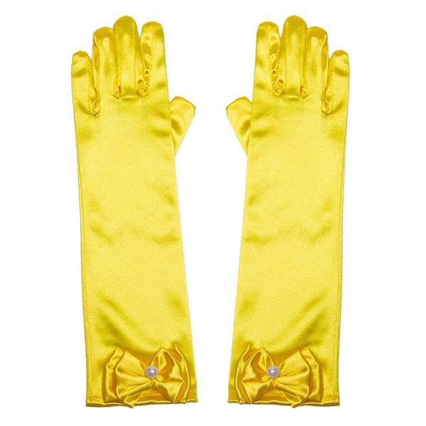Lasten pitkät hanskat Full Finger lapaset KELTAINEN yellow