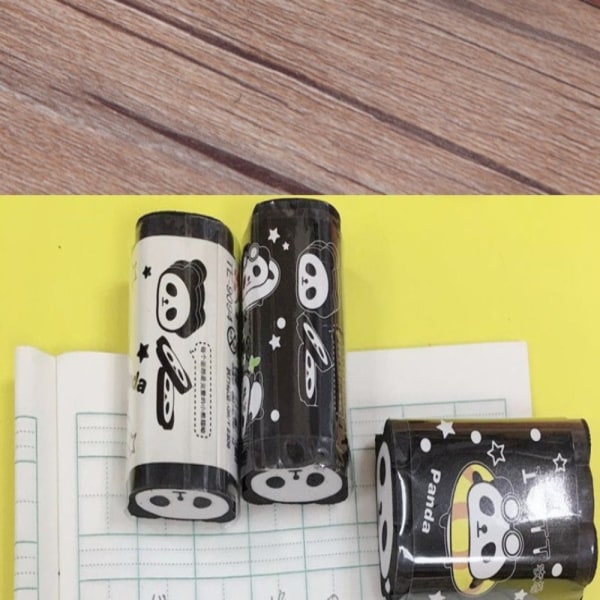 Animal Panda Eraser Leikkaava lyijykynä Eraser Peruskoulun pyyhekumi