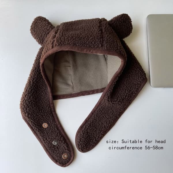 Vinterlue Caps Bear Pullover Lue BEIGE BEIGE