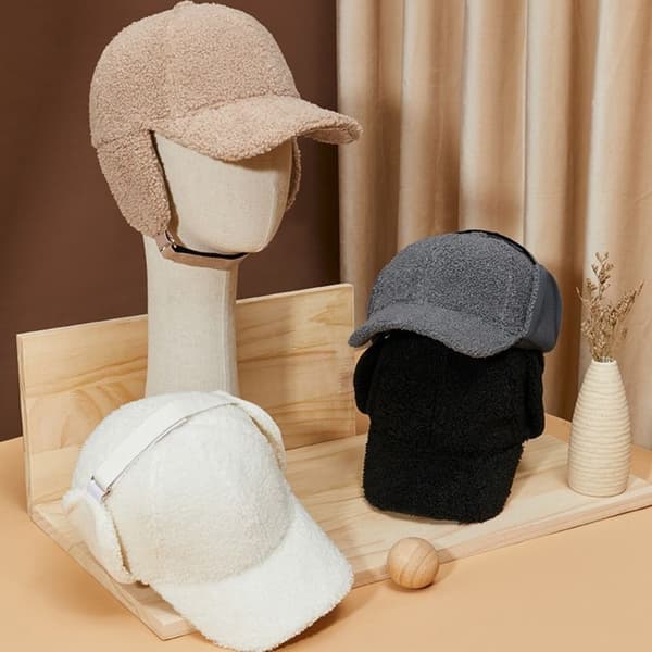Paksutettu baseball- cap cap MUSTA black