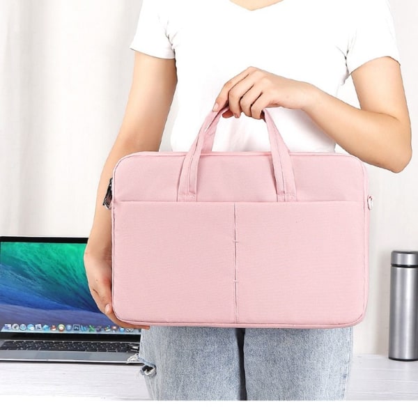 13 14 15 tommer Laptop Håndtaske Sleeve Case PINK 14 TOMM Pink 14 inch