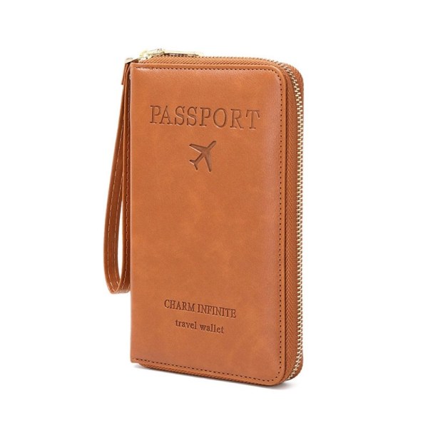 Passdeksel Passportbag BRUN brown