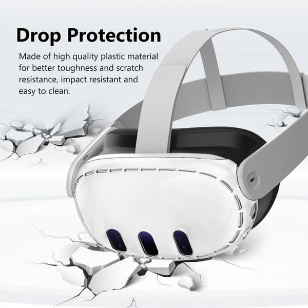VR Hjelm Beskyttelsescover PC Case Protector transparent