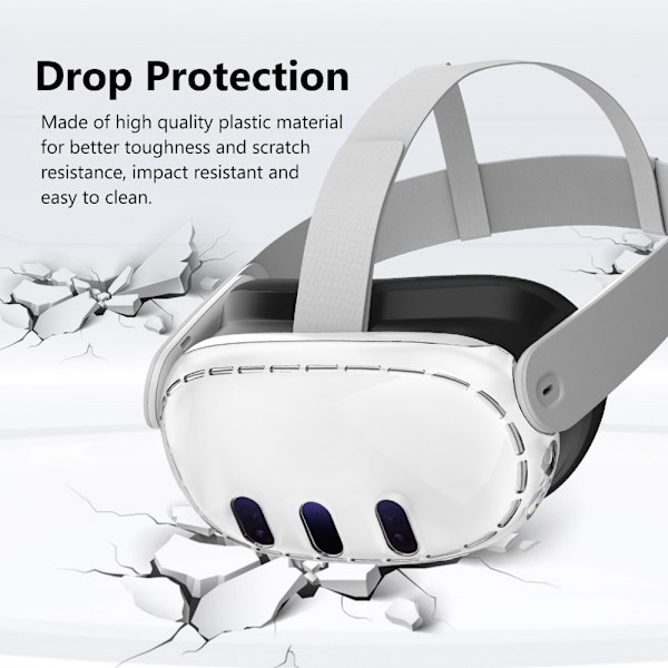 VR Hjelm Beskyttelsesdeksel PC Case Protector transparent