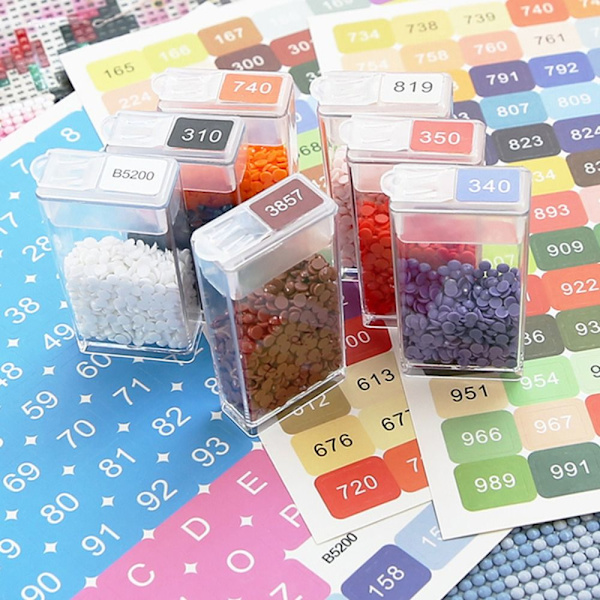 Diamond Painting Stickers Diamond Color Sticker DD D