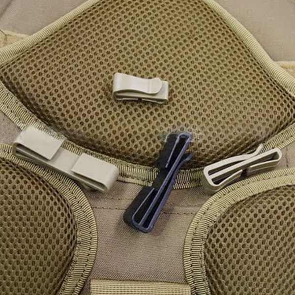 Molle Webbing Spenne Belteendeklips KHAKI 3,8CM Khaki 3.8cm