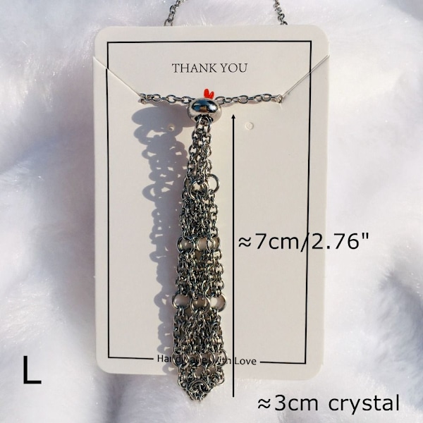 Crystal Holder Cage Necklace Crystal Net Metal Necklace M M