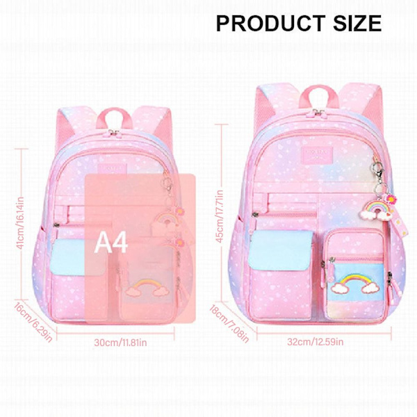 Skolväskor Studentryggsäck PINK M M Pink M-M