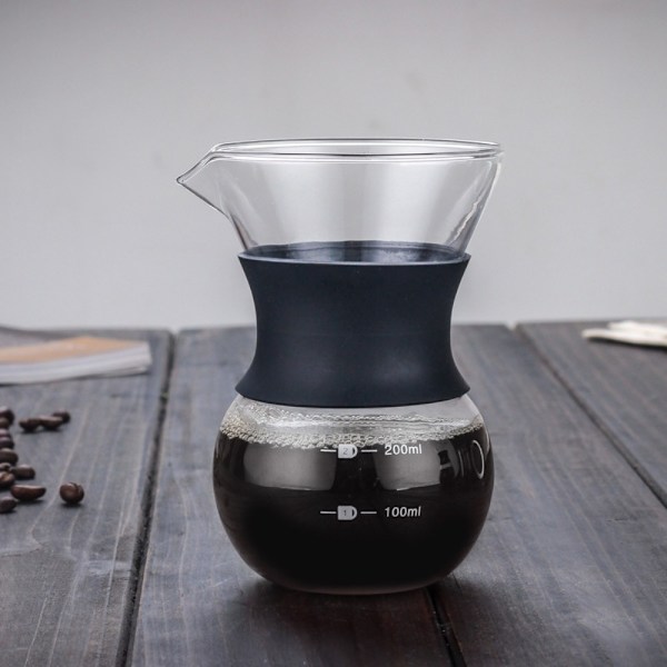 Håndbrygget Kaffekande Glas Kaffekande 200MLUDEN FILTER 200mlWithout filter