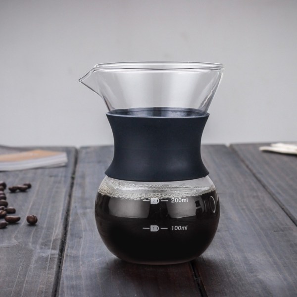 Käsinkeitetty kahvipannu lasinen kahvipannu 200ml ILMAN SUODATINTA 200mlWithout filter