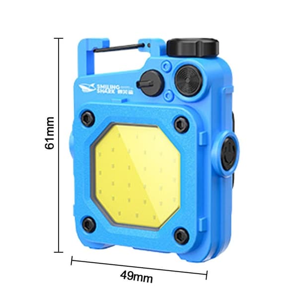 Mini taskulamppu ladattava taskulamppu SININEN blue