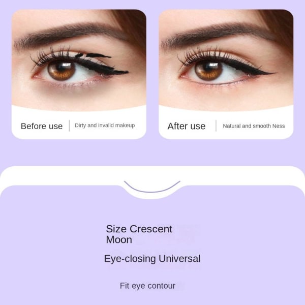 Silikone Eyeliner Assistant Øjenskygge LILLA purple