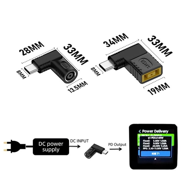 Konverter Strømadapter A 7,9-0,9MM A 7,9-0,9MM A 7.9-0.9mm