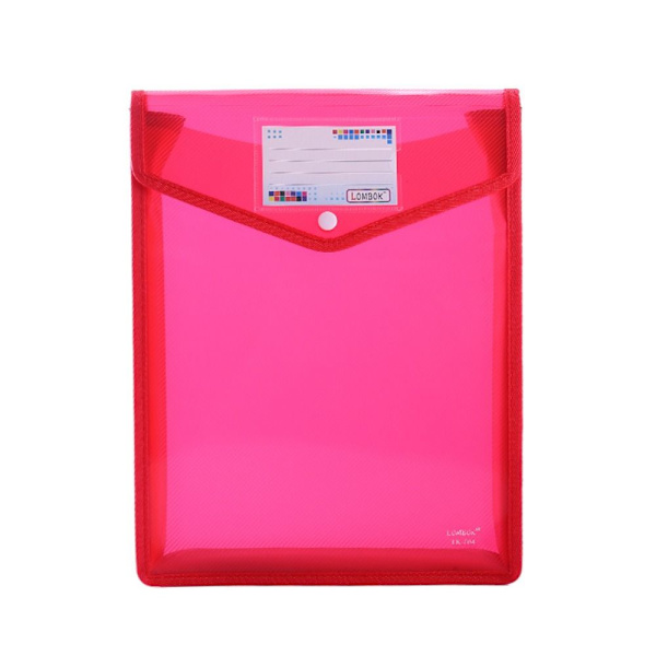 A5-mapper Dokumenttaske RØD red