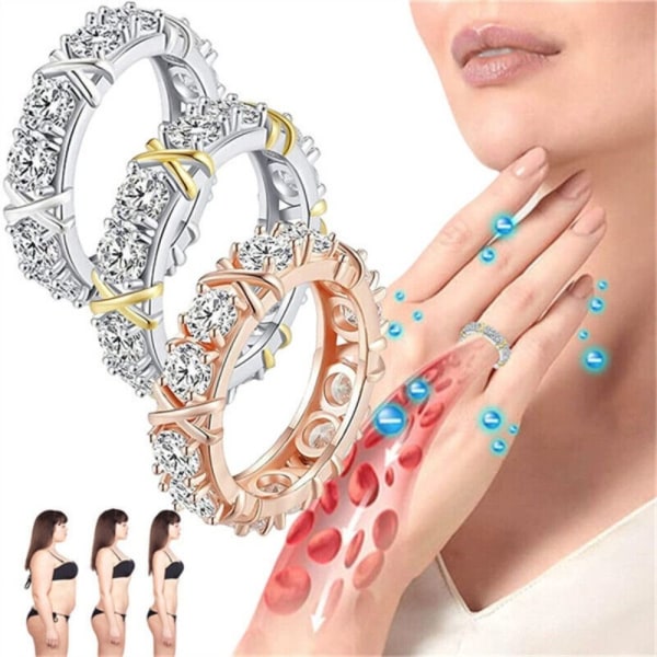 Ring Magnetic Zircon Shaping SILVER NO.5 Silver No.5