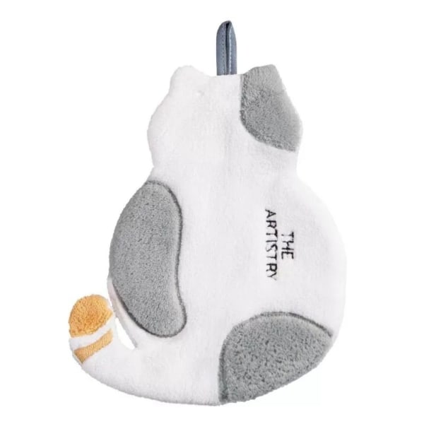 Kattehåndklæde rengøringshåndklæde GRÅ grey