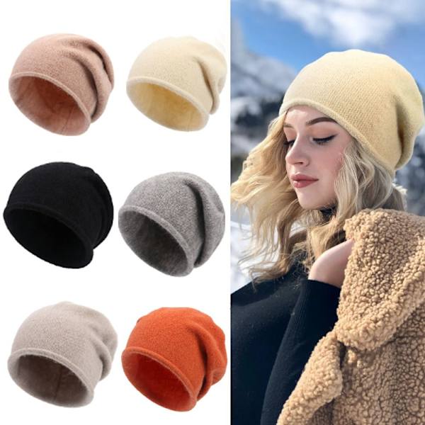 Cotton Cashmere Pullover Hat Pipo Hattu VIININ PUNAINEN Wine Red