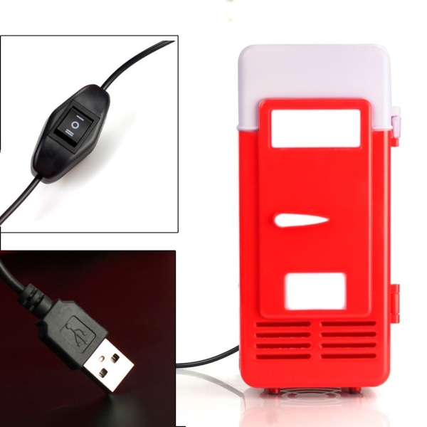 USB Kjøleskap Mini Kjøleskap SVART Black