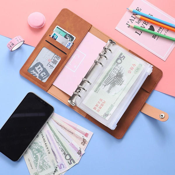 Budgetpärm Notebook Bill Organizer MÖRKGRÅ dark gray