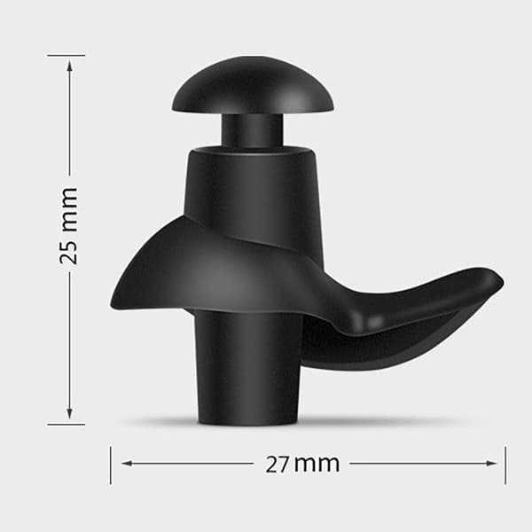 4 par dyköronproppar Simöronproppar SVART BLACK
