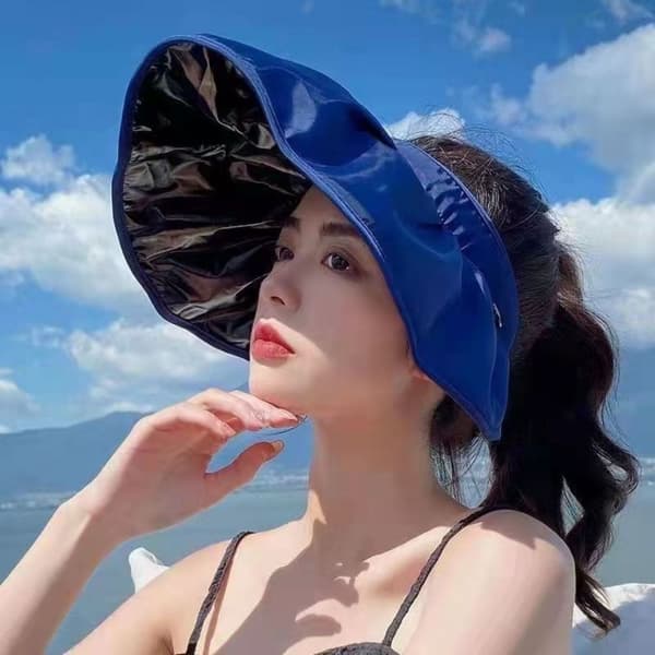 Shell Sunshade Hat Bucket Caps NAVY navy