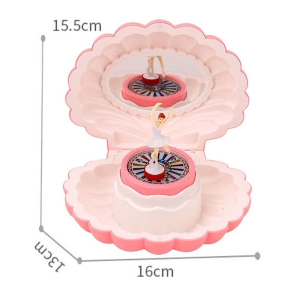 Shell Music Box Smykkeskrin LYS PINK light pink