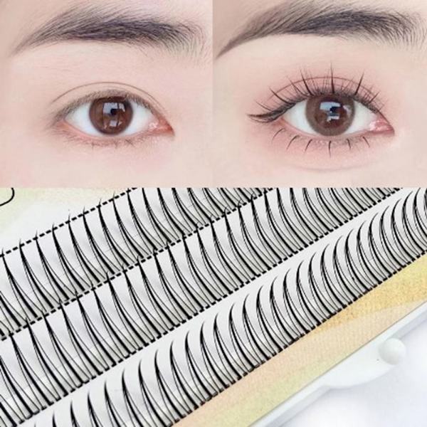 A Shape Eyelashes Yksittäiset ripset 10 mm 10mm