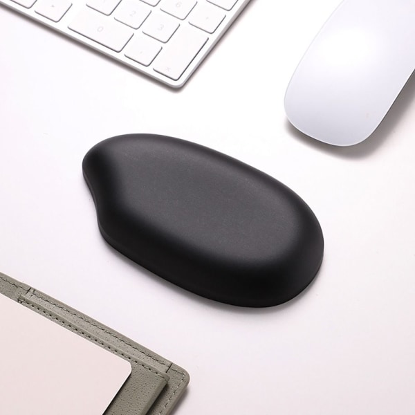 Handledsstöd Musmatta Tangentbordsmatta MUSMATTA-SVART MUS Mouse Pad-Black