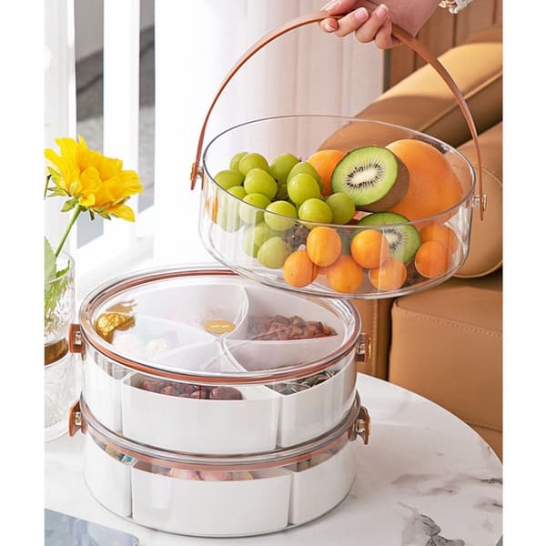 Fruktfat Snackboks HVIT White