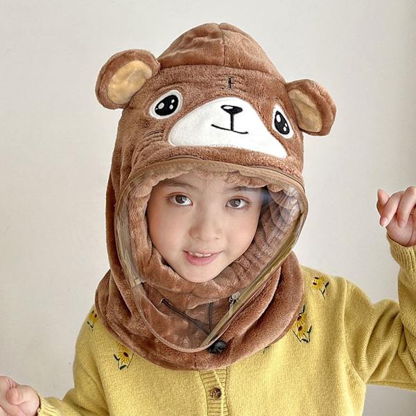 Barn pelsluer Plysj Pullover lue C C C