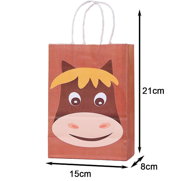 6ST Presentpapperspåsar Presentförpackning FÅR FÅR Sheep