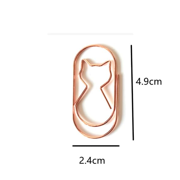 50 Styck Gem Bokmärke Memo Clips Set