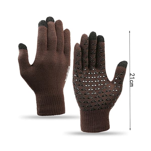 Touchscreen-handsker Termiske golver KHAKI KHAKI
