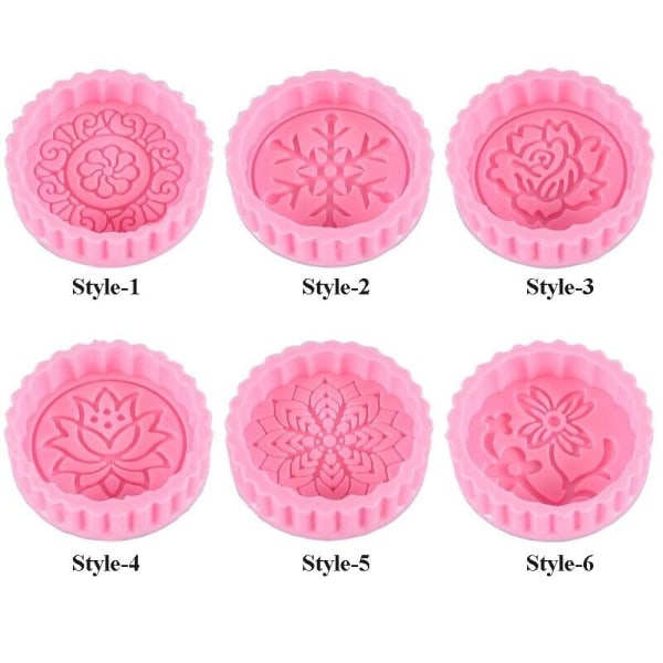 2 Stk Bageform Mooncake Stempler STYLE-1 STYLE-1 Style-1