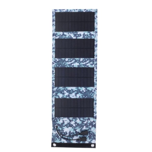 Fleksibel Solar Panel Power Bank 7W-SORT 7W-SORT 7W-Black