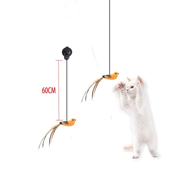 Cat Toy Automatic Lifting Motion Simulation Bird interaktiv